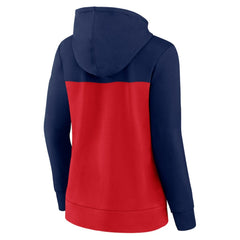 Boston Red Sox Women's Take The Field Colorblocked Hoodie Full-Zip Jacket - Navy/Red