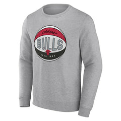 Chicago Bulls True Classics Vint Pullover Sweatshirt sale - Heathered Gray | Fanatics shop