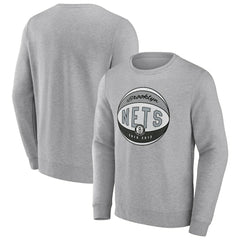 Brooklyn Nets True Classics Vint Pullover Sweatshirt - Heathered Gray | Fanatics online