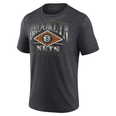 Brooklyn Nets True Classics Power Phase Tri-Blend T-Shirt - Heather Charcoal | Fanatics discount