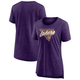 Los Angeles Lakers Women's True Classics Tri-Blend T-Shirt - Heathered Purple | Fanatics online