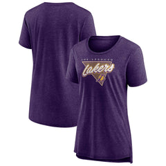 Los Angeles Lakers Women's True Classics Tri-Blend T-Shirt - Heathered Purple | Fanatics online