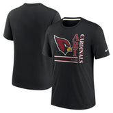 Arizona Cardinals Wordmark Logo Tri-Blend T-Shirt - Black | Nike cheap