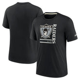 Las Vegas Raiders Wordmark Logo Tri-Blend T-Shirt - Black | Nike sale