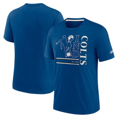 Indianapolis Colts Wordmark Logo Tri-Blend T-Shirt - Royal | Nike discount