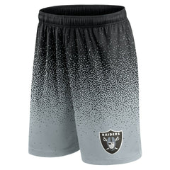 Las Vegas Raiders Ombre Shorts - Black/Silver sale