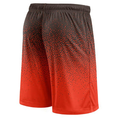 Cleveland Browns Ombre Shorts - Brown/Orange for sale