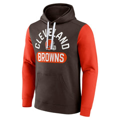 Cleveland Browns Extra Point Pullover Hoodie - Brown discount