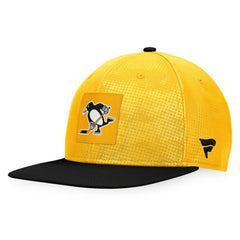 Pittsburgh Penguins Fanatics Authentic Pro Alternate Logo Snapback Hat Gold/Black