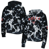 Chicago Bulls Women's Brushed Cotton Tie-Dye Pullover Hoodie sale - Black | New Era shop