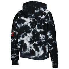 Chicago Bulls Women's Brushed Cotton Tie-Dye Pullover Hoodie sale - Black | New Era shop
