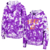 Phoenix Suns Women's Brushed Cotton Tie-Dye Pullover Hoodie - Purple | New Era on sale