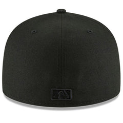 Cleveland Guardians 59FIFTY Fitted Hat - Black/Black | New Era