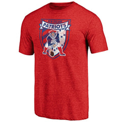 New England Patriots Hometown Collection The Shield Tri-Blend T-Shirt - Red for sale