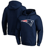 New England Patriots Primary Logo Fitted Pullover Hoodie - Navy sale