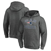 New England Patriots Victory Arch Team Fitted Pullover Hoodie - Charcoal discount