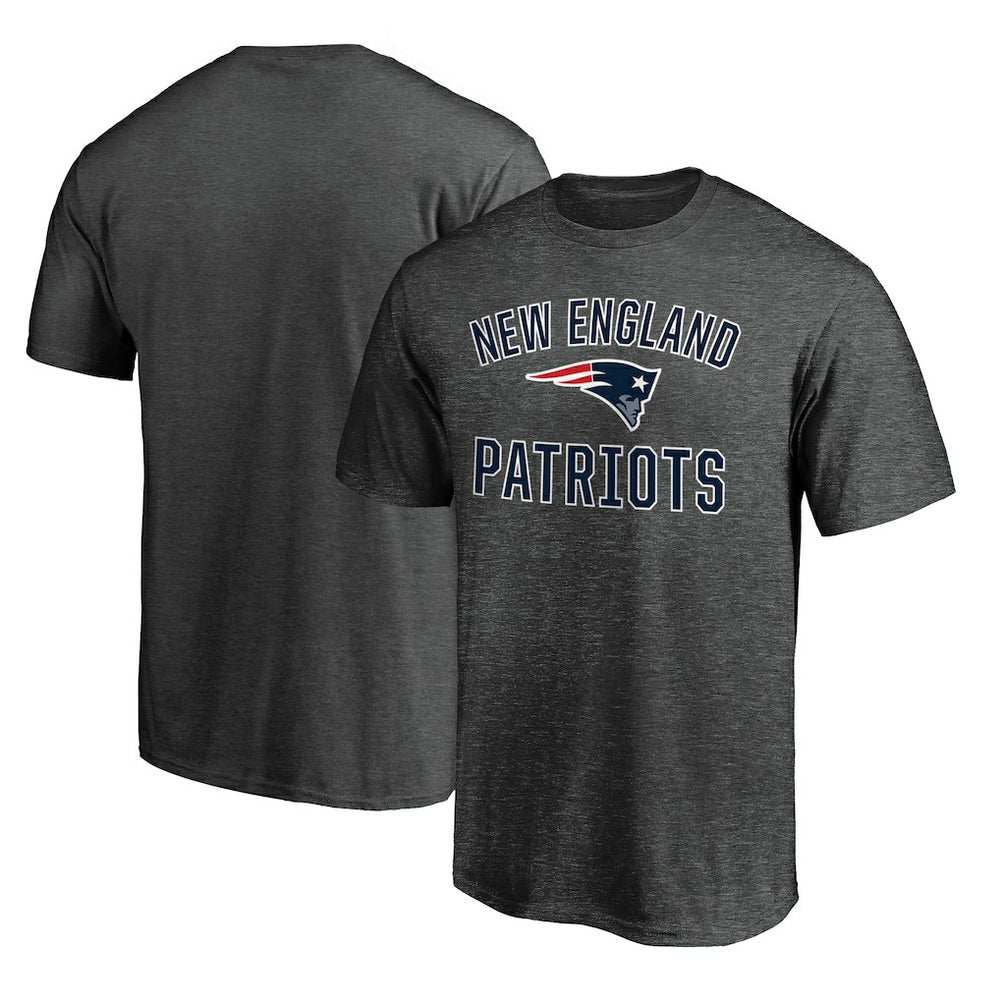 New England Patriots Victory Arch T-Shirt - Heather Charcoal discount