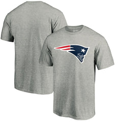 New England Patriots Primary Logo T-Shirt - Heather Gray on sale