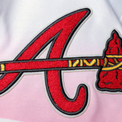 Atlanta Braves Pro Standard Team Logo Pro Ombre Shorts - Blue/Pink