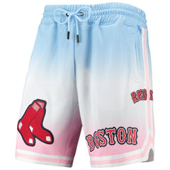 Boston Red Sox Pro Standard Team Logo Pro Ombre Shorts - Blue/Pink