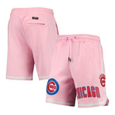 Chicago Cubs Pro Standard Logo Club Shorts - Pink