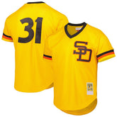 Dave Winfield San Diego Padres Authentic Batting Practice Jersey - Gold | Mitchell & Ness