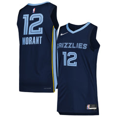 Ja Morant Memphis Grizzlies Authentic Jersey - Icon Edition - Navy | Nike discount