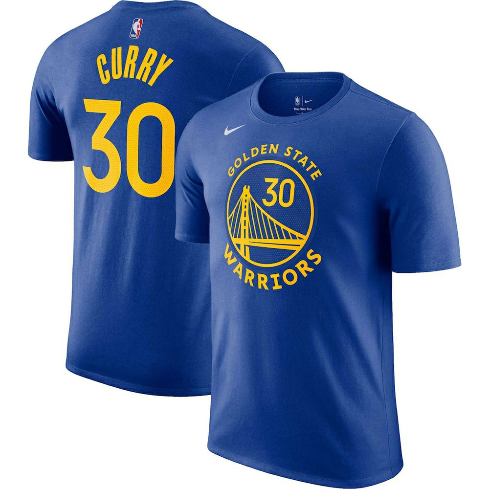 Stephen Curry Golden State Warriors Icon 2022/23 Name & Number T-Shirt sale - Royal | Nike outlet