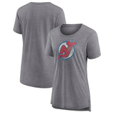 New Jersey Devils Fanatics Women's Special Edition 2.0 Modern T-Shirt Heather Gray