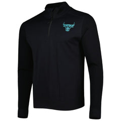 Chicago Bulls Levelwear Nano Engineered Knit Fabric Quarter-Zip Jacket - Black on sale