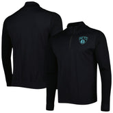 Brooklyn Nets Levelwear Nano Engineered Knit Fabric Quarter-Zip Jacket - Black cheap