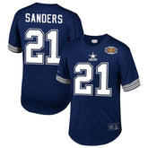 Deion Sanders Dallas Cowboys Retired Player Name & Number Mesh Top - Navy online