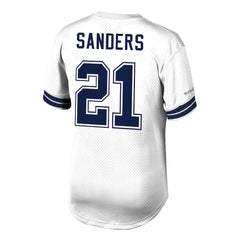 Deion Sanders Dallas Cowboys Retired Player Name & Number Mesh Top - White sale