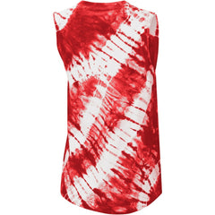 St. Louis Cardinals Touch Women's Money Ball Tie-Dye Tank Top - Red