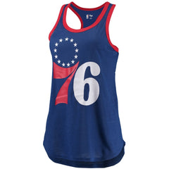 Philadelphia 76ers G-III Sports by Carl Banks Women's Showdown Scoop-Neck Racerback Tank Top - Royal outlet