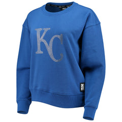 Kansas City Royals DKNY Sport Women's Carrie Pullover Sweatshirt - Royal
