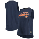 Houston Astros DKNY Sport Women's Marcie Tank Top - Navy