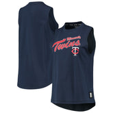 Minnesota Twins DKNY Sport Women's Marcie Tank Top - Navy