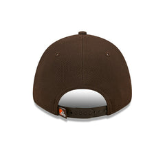 Cleveland Browns New Era Framed AF 9FORTY Snapback Hat - Brown sale
