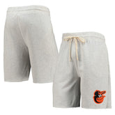 Baltimore Orioles Concepts Sport Mainstream Terry Tri-Blend Shorts - Oatmeal