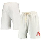 Arizona Diamondbacks Concepts Sport Mainstream Terry Tri-Blend Shorts - Oatmeal
