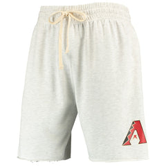 Arizona Diamondbacks Concepts Sport Mainstream Terry Tri-Blend Shorts - Oatmeal