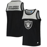 Las Vegas Raiders Starter Team Touchdown Fashion Tank Top - Black/Silver discount