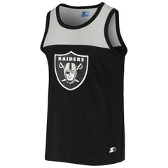 Las Vegas Raiders Starter Team Touchdown Fashion Tank Top - Black/Silver discount