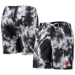 Cleveland Browns G-III Sports by Carl Banks Splash Volley Swim Shorts - Black cheap