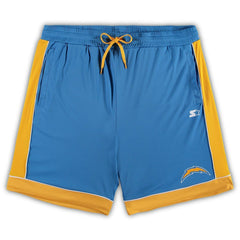 Los Angeles Chargers Starter Fan Favorite Fashion Shorts - Powder Blue/Gold discount