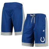 Indianapolis Colts Starter Fan Favorite Fashion Shorts - Royal/Gray cheap