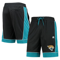 Jacksonville Jaguars Starter Fan Favorite Fashion Shorts - Black/Teal cheap