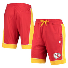 Kansas City Chiefs Starter Fan Favorite Fashion Shorts - Red/Gold outlet