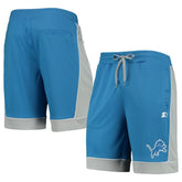 Detroit Lions Starter Fan Favorite Fashion Shorts - Blue/Gray cheap